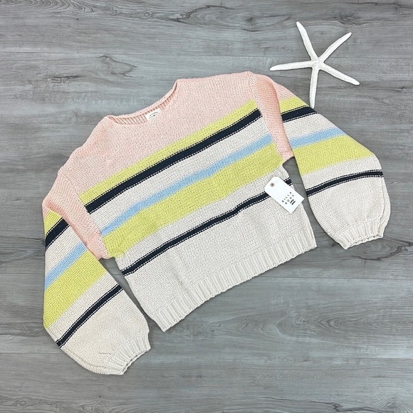 🔆BILLABONG🔆 SEEING STRIPES SWEATER - Picture 2 of 11
